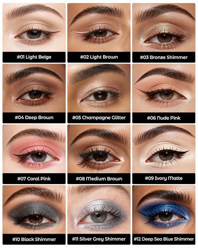 Light Beige Single Eyeshadow - Matte & Satin Finish, Waterproof