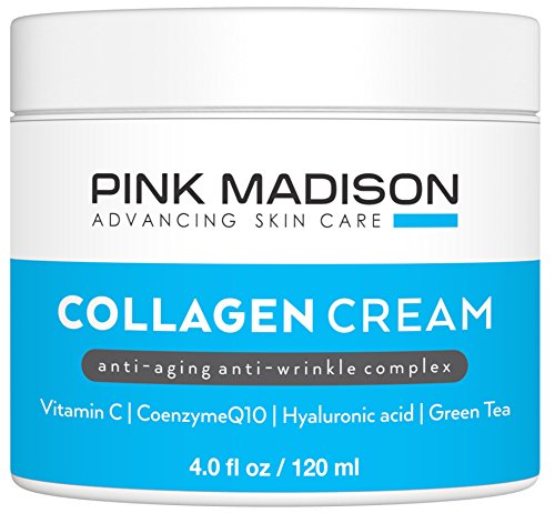 Pink Madison Collagen Serum Cream with Hyaluronic Acid - Anti-Aging & Wrinkle Treatment