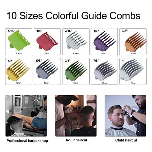 Professional Hair Clipper Guard Combs Set for Wahl & Surker Trimmers