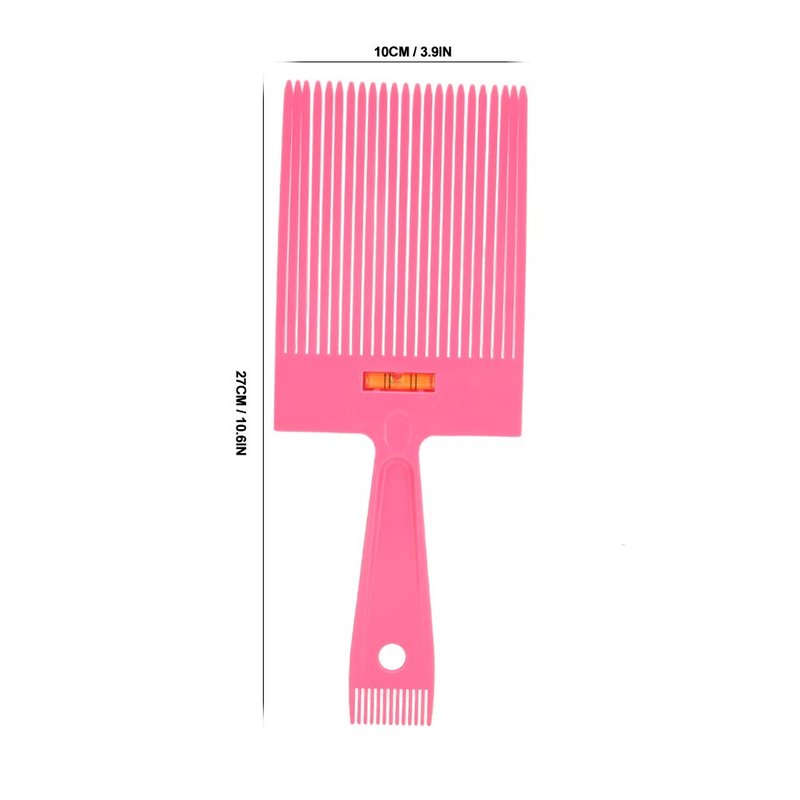 Hair Comb Flat Top Comb Haircut Level Comb Wide Tooth Hair Comb Styling Comb with Accurate Water Leveling System Hairdressing Tool