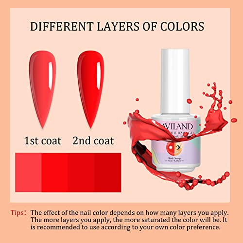 SAVILAND Glow-in-the-Dark Neon Gel Nail Polish Set 12 Colors Halloween Edition