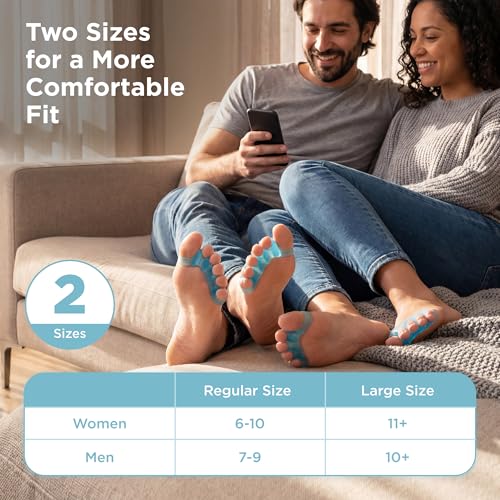 Mind Bodhi Toe Separators/Toe Spacers - For Men and Women - Regular Size ? Blue