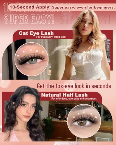 Higu Clace DIY Lash Clusters Kit D10 - 144pcs Natural C Curl Eyelash Extensions with Bond, Seal & Tweezers for Beginners