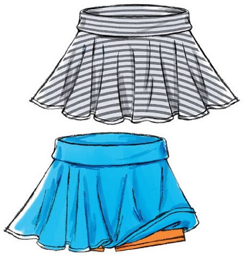 McCall M6918 Children's Skorts Pattern Size CCE (3-6)