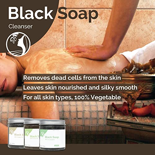 Fatima's Garden Olive Oil Black Soap - Natural Cleanser, 150g