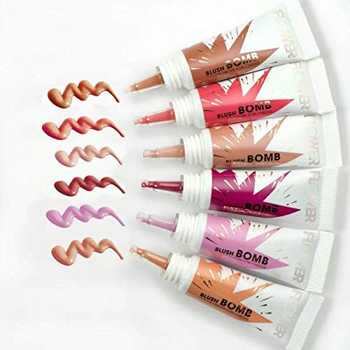 FLOWER Beauty Liquid Blush - Gel Cream Blush Drops (Bitten) - Silky, Lightweight, Buildable Color