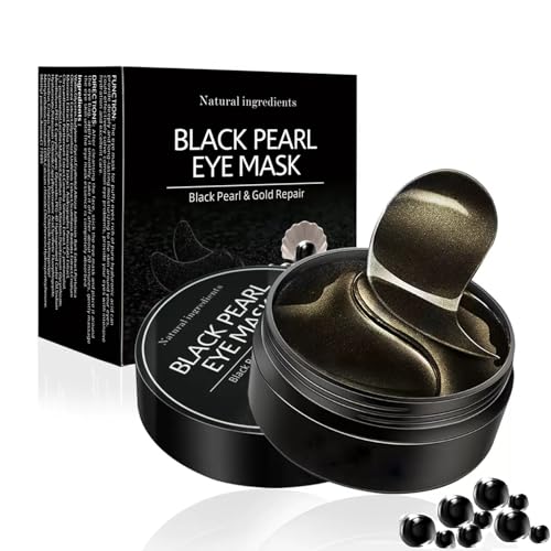 Felico Black Pearl Eye Mask for Dark Circles Puffy Eyes Wrinkles 60PCS