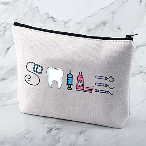 Smile Cosmetic Bag for Dentists | Funny Dental Assistant Gift