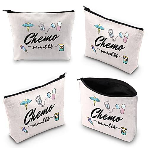 WCGXKO Chemo Care Package Survival Kit for Women - Chemotherapy Treatment Zipper Pouch Bag