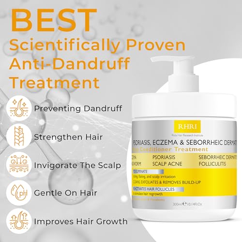 Rida Hair Research Institute Anti Fungal Psoriasis Conditioner for Scalp Relief – After Shampoo