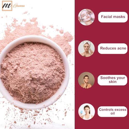 Natural Rose Clay Powder for Facial Masks & Soap Making - 100g