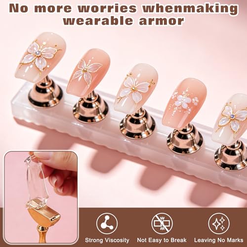 1200 Pcs Double Sided Nail Tape for Press On Nails & Displays