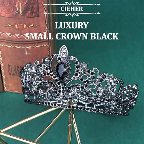 Black Girl Princess Crown Tiara for Cake Decorations & Party Accessories