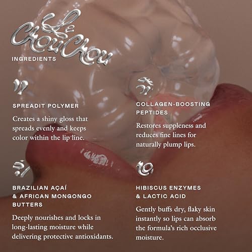 EADEM Le Chouchou Lip Softening Balm, Lip Gloss for Women, Lip Plumper & Lip Mask, Overnight Hydrating & Moisturizing Luxury Lip Balm, 0.5 oz, Butter Mochi