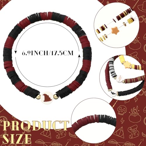 12 Pcs Wizard Theme Friendship Bracelets Set for Birthday Favors