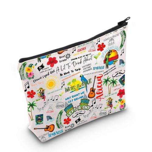 WZMPA Jimmy Fans Makeup Bag - A Lot To Drink About Zipper Pouch Gift