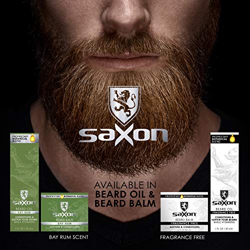 Saxon Fragrance-Free Beard Oil - Natural Conditioning & Hydrating Blend