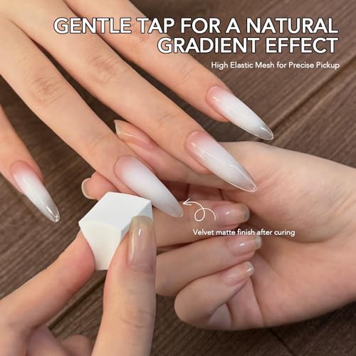 GAOY Ombre Patting Gel with Sponges - No Wipe Nail Art Polish
