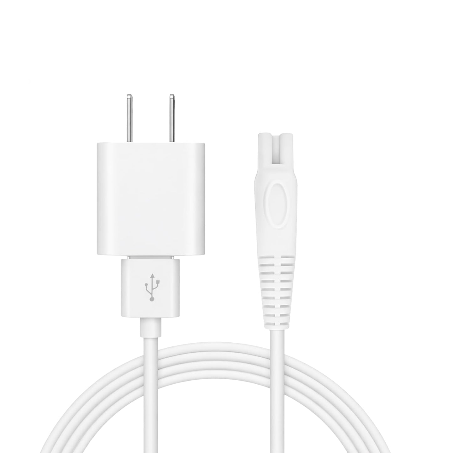 USB Charger and 5V 2A Wall Adapter Compatible with Touch Women Shaver – Power Supply Cord for Electric Trimmer (NOT for Body Razor and Nu Razor)