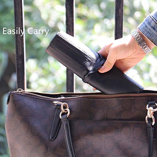 Bird&Fish Roll-Up Makeup Brush Case - Travel Cosmetic Storage Organizer