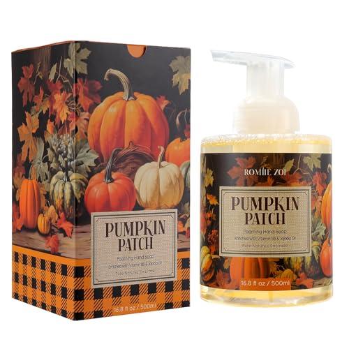 ROMIIE ZOI Foaming Hand Soap, Pumpkin Patch Scent, Moisturizing 500ml