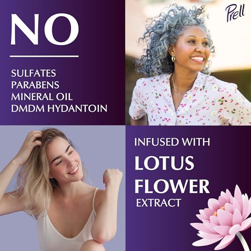 Prell Purple Shampoo and Conditioner Set for Blonde, Gray & Silver Hair