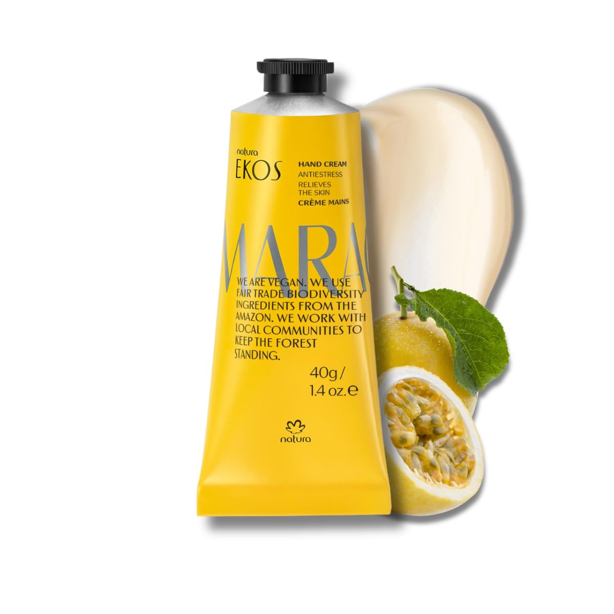 Açaí Hand Cream - Vegan Moisturizing Balm for Dry Hands - Antioxidant Hydration | Travel Size 1.41oz (40g)