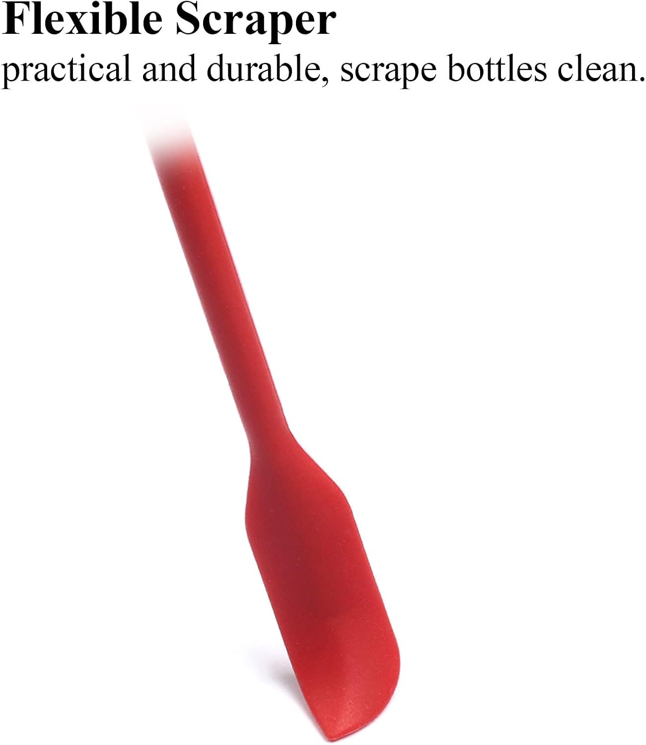 Beauty Spatula Set - 4 Mini Silicone Makeup Spatulas for Cosmetics & Kitchen | 3 Sizes Available