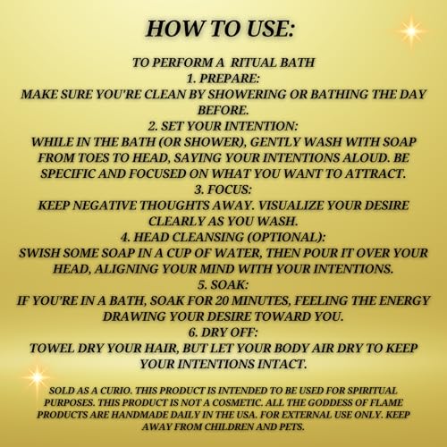 Good Luck Soap Bar - Prosperity & Positive Energy Ritual for Wiccan, Pagan & Hoodoo Practices