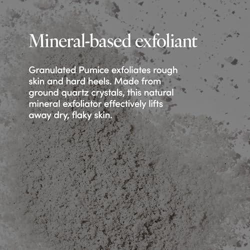 LATHER Exfoliating Foaming Foot Scrub with Pumice Stone - 4 Oz for Smooth, Soft Feet