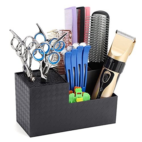 Segbeauty 6-Grid Scissor Stand - Professional Barber Hair Tool Organizer