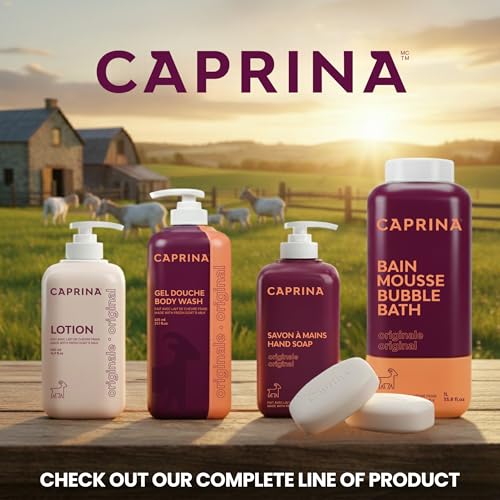 Caprina Goat's Milk Soap Bar, Original Formula, 5 oz (Pack of 3)