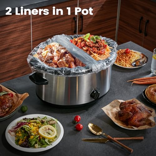 Hotensil Slow Cooker Liners - 13x21, 20 Count, BPA-Free, Heavy Duty