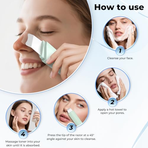 MIRVIAST Dual-Ended Blackhead Remover Tool for Deep Cleansing