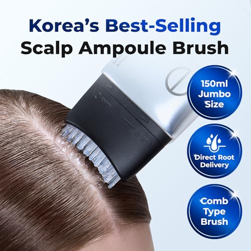 EPAIS Scalp Boosting Serum, Comb Applicator Scalp Ampoule with 38 Brush Tips, Clinically Tested Dandruff & Flake Reduction, Biome PDRN Exosome, Korean Hair Care, 5.07 fl.oz.
