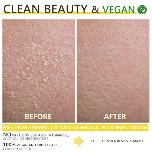 Vitamin E Cleansing Balm (3oz) ? Removes Waterproof Makeup & SPF, Hydrating, No Double Cleanse, Korean Oil-Based, Vegan, Travel-Friendly Tin with Magnetic Spatula, For All Skin Types