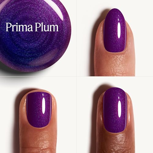 essie Moonlight Ballet Prima Plum Iridescent Purple Nail Polish