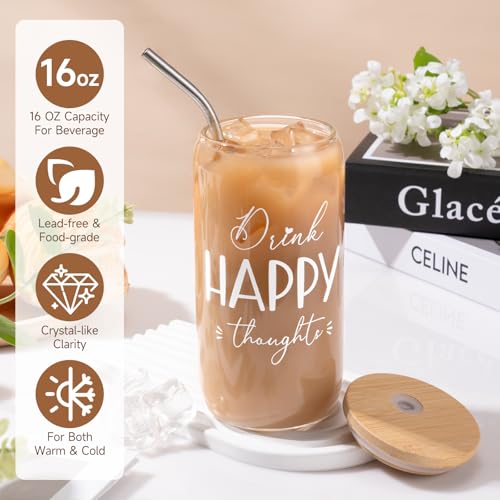 8-Piece Vanilla Coconut Spa Gift Set for Women with Glass Cup