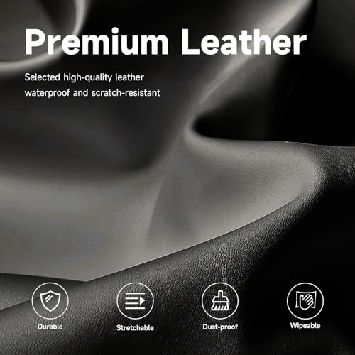 WUSOUPU Waterproof PU Leather Massage Table Cover - Elastic Fitted Protector