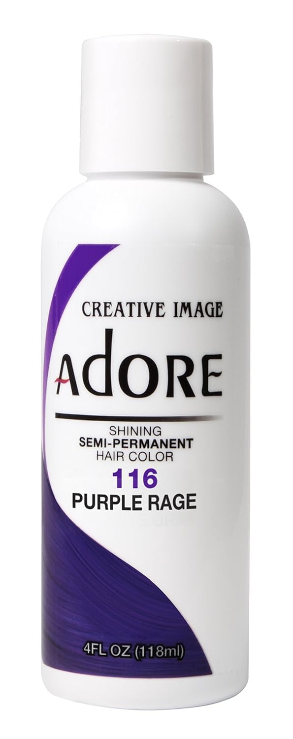 Adore Semi Permanent Hair Color - Mystic Grey | Vegan, Ammonia-Free Hair Dye | 4 Fl Oz