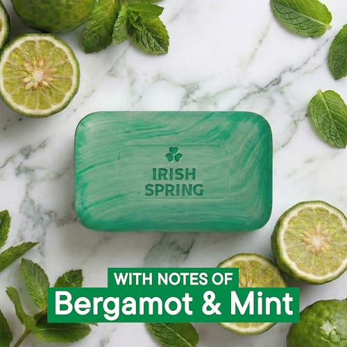 Irish Spring Original Scent Men’s Bar Soap Pack of 24, 3.7 oz Each