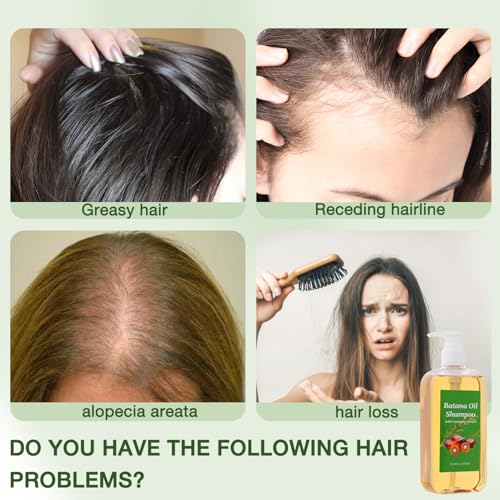 Lucift 2PCS Rosemary & Batana Hair Growth Shampoo for Men & Women