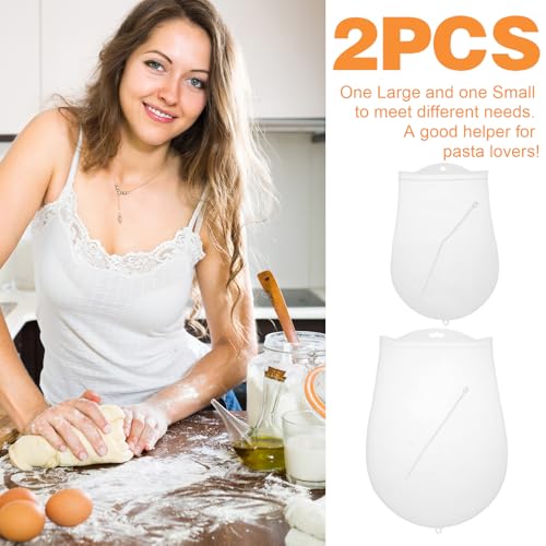 Silicone Bread Sling Dough Kneading Bag Set - 2 Pack for Baking