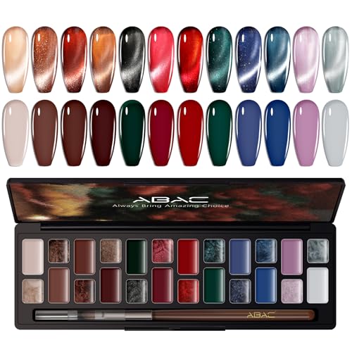 ABAC Unlock&Unleash 24 Color Cat Eye Gel Nail Polish Set