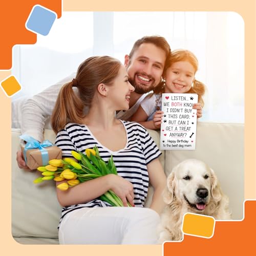 Funny Dog Mom Greeting Card - Heartfelt Gift for Dog Lovers