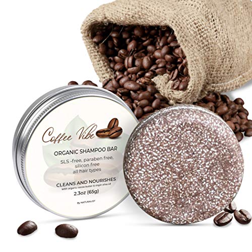 Naturalist Coffee Vibe Organic Shampoo Bar - SLS Free & Vegan