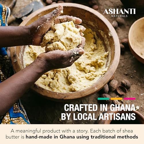 Ashanti Naturals Yellow Raw Shea Butter - 15 oz Unrefined Moisturizer