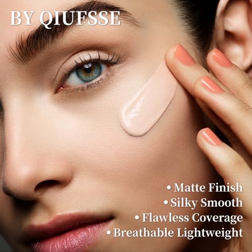 QIUFSSE Air Brush Makeup Foundation 02 Beige - Flawless Airbrush Foundation
