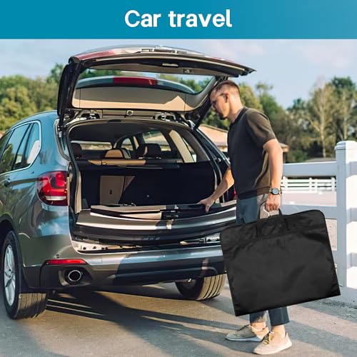 54" Gusseted Garment Bag for Travel - Hanging Clothes Storage