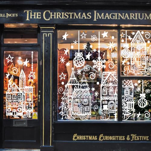 Large Christmas Window Stickers - DIYDEC Double-Sided Clings